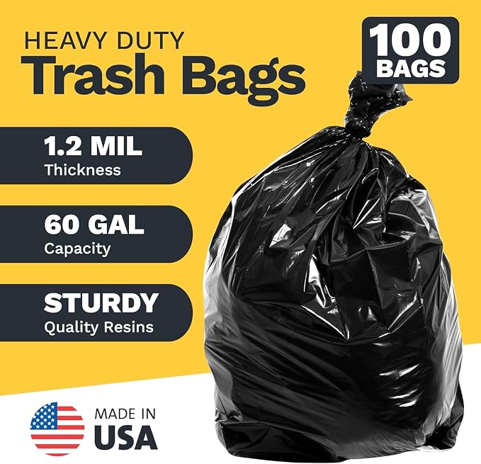 ToughBag 55 Gallon Trash Bags Heavy Duty - Image 3