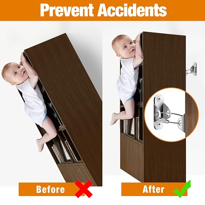 Furniture Anchors Anti Tip Furniture Anchors - Image 2