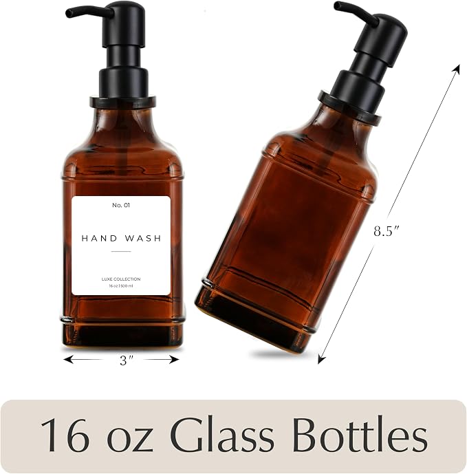 Emerson Essentials Soap Dispenser, Dish Soap Dispenser, Soap Dispenser Bathroom - Image 3