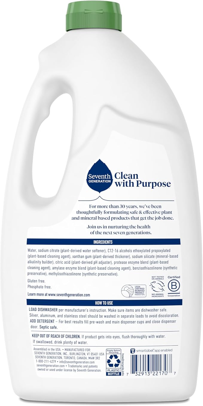 Seventh Generation Dishwasher Detergent Gel - Image 2
