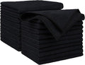 AIDEA Microfiber Cleaning Cloth Black 20PK, Microfiber Towels by AIDEAHOME