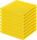 Homaxy 100% Cotton Waffle Weave Kitchen Dish Cloths, Ultra Soft Absorbent Quick by Homaxy