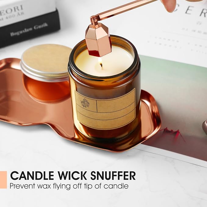 3-in-1 Candle Accessory Set, Wick Trimmer, Candle Snuffer, Wick Spoon, - Image 3