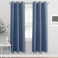 PONY DANCE Blue Thermal Blackout Curtains by PONYDANCE