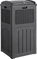 Devoko 33 Gallon Outdoor Trash Can, Hideaway Garbage Bins by DEVOKO