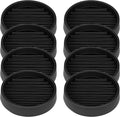 Non Slip Furniture Pads, 2.5” Round Rubber Caster Cups, Anti-Slip Gripper by VOCOMO