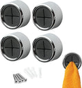 S&T INC. Round Adhesive Push Towel Hooks by STINC