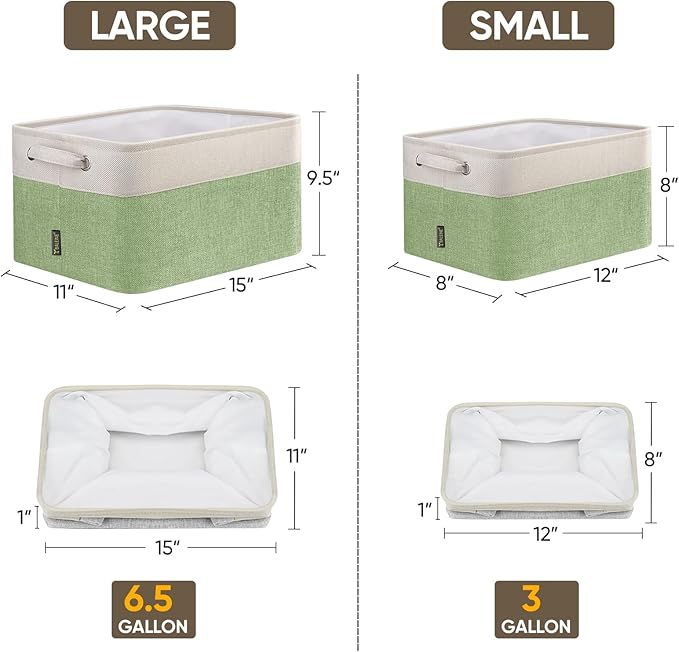 BALEINE 1 Pack Fabric Storage Bins - Image 2