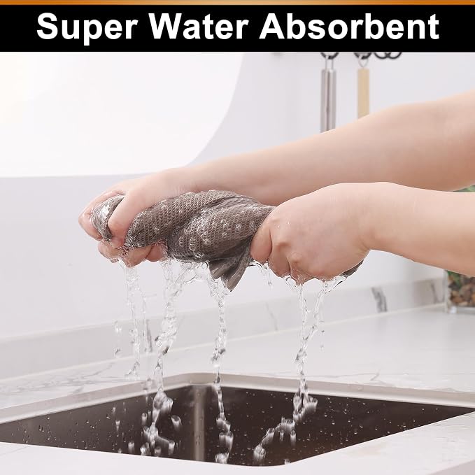 Homaxy 100% Cotton Waffle Weave Kitchen Towels - Image 3