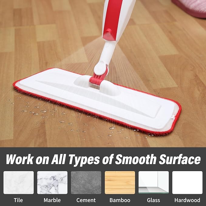 16.5 inch Mop Pads Refills, 3 Pack Microfiber Reusable Replacement Mop Pads - Image 4