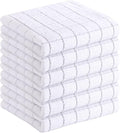 Homaxy 100% Cotton Terry Kitchen Towels, Checkered Designed, Soft and Super by Homaxy
