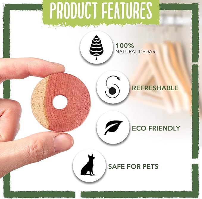 ecoKiwi Cedar Blocks for Clothes Storage - Image 3