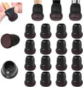 Ezprotekt 24 Pcs Small Black Silicone Chair Leg Floor Protectors by VisittheEzprotekt