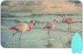 Flamingo with Coastline Ironing Mat by Tatenale