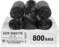 Aluf Plastics High Density Trash Bags, 60 Gallon, 17 Micron, by AlufPlastics