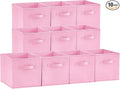 Lifewit 10 Packs Storage Cubes, 11 Inch Cube Storage Bins, Foldable Decorative by Lifewit