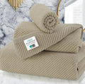 VOOVA & MOVAS Dark Beige Towels by VOOVAMOVAS