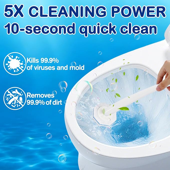 80 Count Disposable Toilet Wand Refills - Image 2