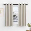 PONY DANCE Cream Blackout Curtains by PONYDANCE