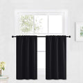 RYB HOME Short Blackout Curtains 2 Panels, Room Darkening Drapes by RYBHOME