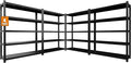84“H Garage Shelving Heavy Duty Storage Shelves 3000 LBS Adjustable 5 Tier by Howzone
