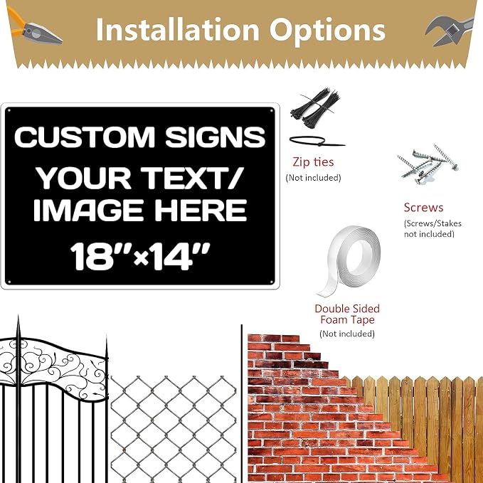 Custom Aluminum Weatherproof Metal Sign - Image 5