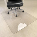 2Pack Crystal Clear 1/5" Thick 47" x 35" Heavy Duty Hard Chair Mat, Can be Used by MuArts