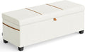 SONGMICS Storage Ottoman Bench, Storage Chest, 15.7 x 43.3 x 15.7 Inches by SONGMICSbySONGMICSHOME