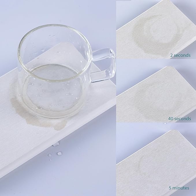 2 Pcs Water Absorbing Stone Trays, Kitchen/Bathroom Sink Soap Dish, Diatomite - Image 5