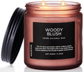 M&SENSE Rose Oudwood Scented Candle, 11.6oz 70 Hours Natural Soy Wax Long by MSENSE