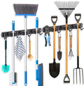 ZONGOOL 2 Pack Mop Broom Holder Wall Mount, Broom Organizer Storage Tool Racks by ZONGOOLHouseware