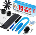 BLuesea Dryer Vent Cleaner Kit, 15-Piece Ultimate Dryer Cleaning Kit Include 40 by Bluesea
