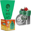 RAYTID 150 Counts 1.6 Gallon Compost bin kitchen Bags, Fit 4.5, 8 Liters by RAYTID