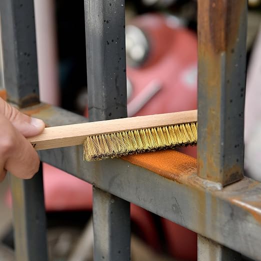 MAXMAN Brass Brush, Soft Brass Bristles Wire Brush - Image 7