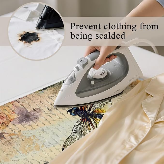 Vintage Ironing Pad Dragonfly Ironing Blanket Thick Travel Iron Pad Heat - Image 5