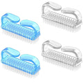 Handle Grip Nail Brush, Hand Fingernail Brush Cleaner Scrubbing Kit Pedicure by Larbois