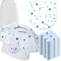 50 Packs Disposable Toilet Seat Covers Extra Large Individually Wrapped by Reginary