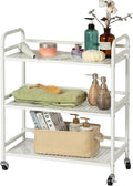 HDANI 3 Tier Metal Rolling Heavy Cart Supports 40 Lbs Per Tier, Rolling Cart by HDANI