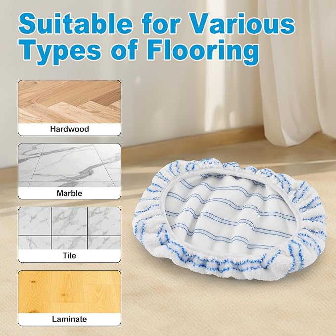 5 Pack Mop Heads Replacements for Ocedar Hardwood Floor 'N More Microfiber Mops - Image 6