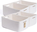 Large Storage Baskets for Organizing, Closet Shelf Baskets for Clothes Blanket by MiniArkStorageBasketsHome