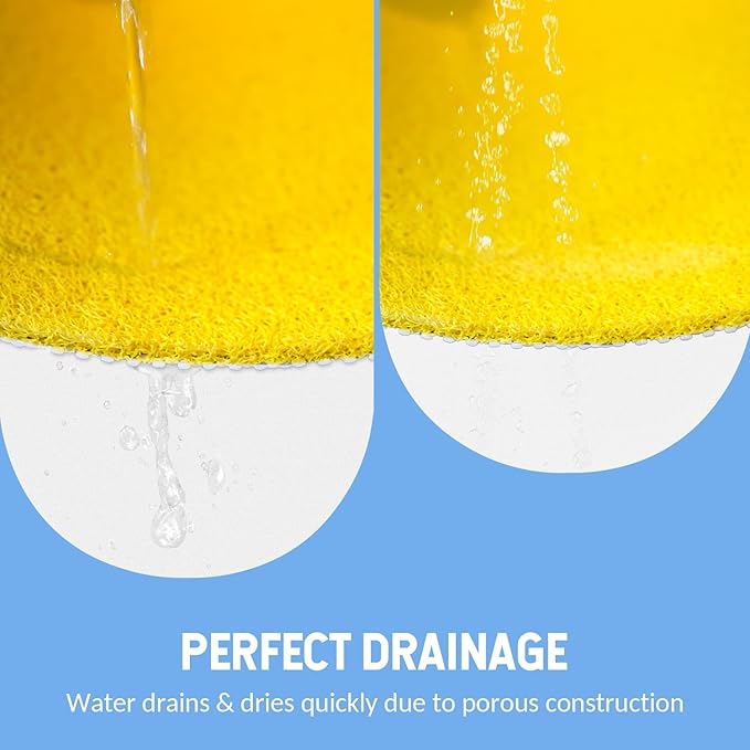 Non-Slip Bathtub Mat, Anti Slip Shower Mat, Fast Drying Bathtub Mats, Foot - Image 6