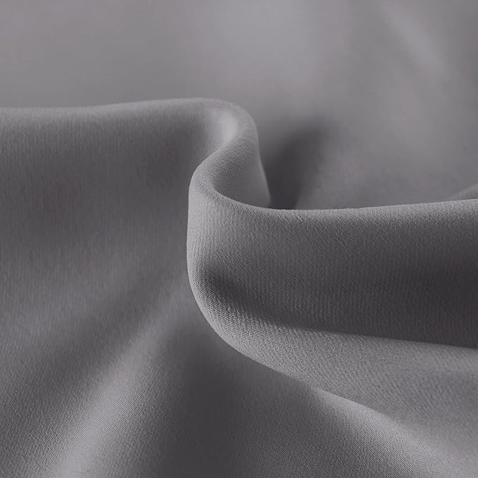 DWCN French Door Curtains – Rod Pocket Thermal Blackout Curtain - Image 4