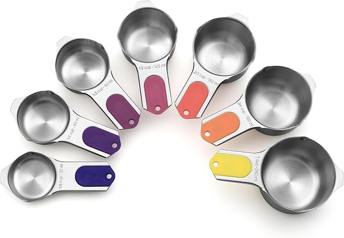 Spring Chef Magnetic Stainless Steel Measuring Cups, Kitchen Tools by SpringChef