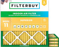 Filterbuy 11.25x11.25x1 Air Filter MERV 11 Allergen Defense Replacement by Filterbuy