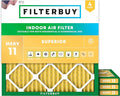Filterbuy 18x18x1 Air Filter MERV 11 Allergen Defense Replacement, by Filterbuy