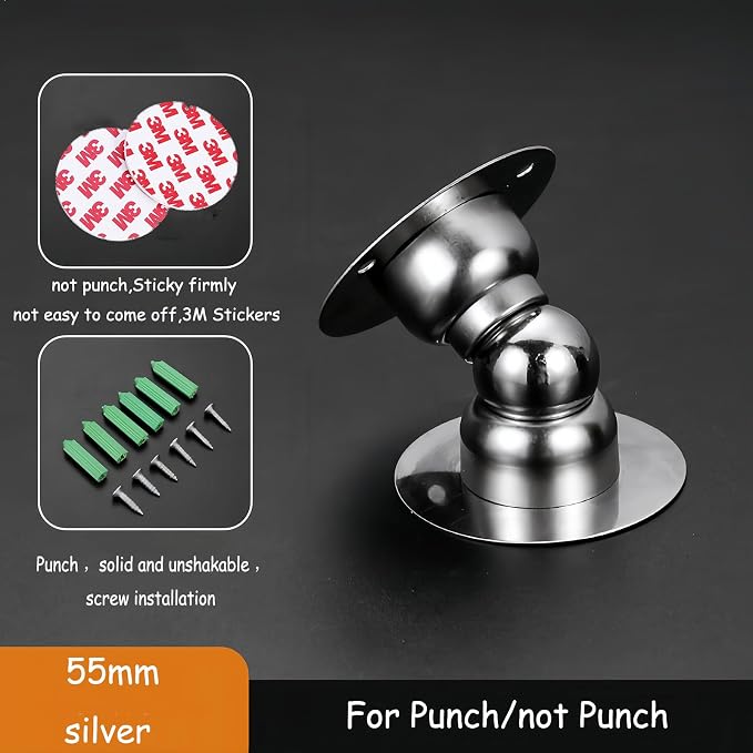 Door Stopper, 2 Packs Mini Magnetic Door Stop - Image 3