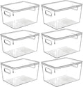 Clear Plastic Storage Bins by CONTROLKITCHEN