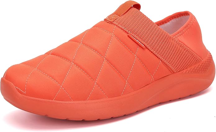 KUBUA Slippers for Men and Womens Indoor House Shoes Plush Slip on Outdoor by KUBUA