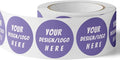 150 Custom Circle/Square BOPP Roll Labels- Personalized Stickers by SUNSHINESTICKERS