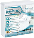 PlushDeluxe Premium Bamboo Mattress Protector – King Size, Waterproof, & Ultra by PlushDeluxe